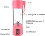 Portable Rechargeable Juicer with LED Light - Image 9