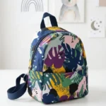 Medium Colorful Tropical Print Backpack for Girls