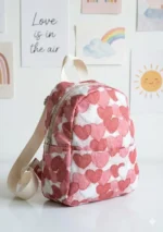 Medium Colorful Tropical Print Backpack for Girls - Image 2
