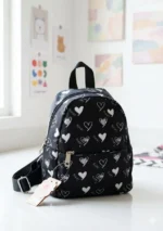 Medium Colorful Tropical Print Backpack for Girls - Image 7