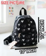 Medium Colorful Tropical Print Backpack for Girls - Image 9