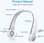 Neck Fan with Long Battery Life 200mAh - Image 4