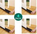 Door Stoppers 4-Pack Black Foam Insulation - Image 2