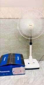 Portable Rechargeable Fan 12V Battery Backup White - Image 2