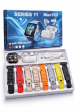 10 in 1 Smartwatch with Wireless Earbuds Combo Bluetooth Calling Watch