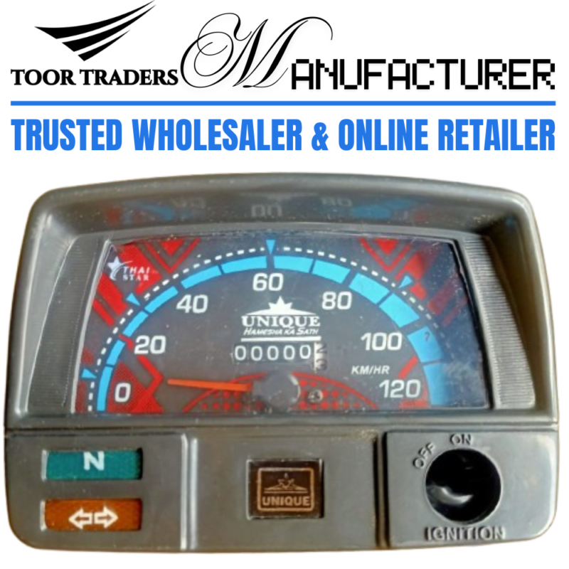Quality Motorcycle Speedometer for UD-70CC Bike with universal compatibility across Chinese 70CC motorcycle brands. Designed with a clear speed dial, durable components, and reliable performance for daily use. Suitable for Road Prince, Super Star, Super Power, Hi Speed, and similar motorcycles. A dependable replacement meter assembly for accurate speed monitoring, motorcycle repairs, and long-term riding efficiency.