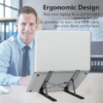 Adjustable Laptop Stand – Creative Folding Portable Storage Bracket for Desk & Office