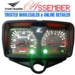 Honda CG125 Gold Edition LED Glow Motorcycle Speedometer | Bright White Backlight Bike Meter