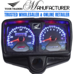 White LED Backlight Glow Motorcycle Speedometer for Honda CG-125 Bike
