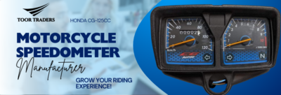 Honda CG-125 original speedometer assembly with premium-quality motorcycle meter construction and precise calibration. Designed for accurate speed monitoring, mileage measurement, and long-term durability. Genuine replacement part for Honda CG 125cc motorcycles, providing excellent fit, dependable functionality, and clear instrument visibility for everyday riding and maintenance requirements.