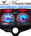 LED backlit glow bike speedometer for Honda CG-125CC motorcycle featuring bright illuminated dial, clear speed reading, durable construction, night visibility enhancement, accurate speed measurement, stylish dashboard upgrade, easy installation, high-quality replacement meter, reliable performance for daily commuting and long-distance riding.