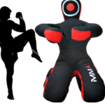 Unfilled wrestling and grappling dummy designed for mixed martial arts enthusiasts of all ages. Ideal for practicing kickboxing combinations, judo techniques, karate movements, BJJ submissions, self-defense skills, and MMA ground work. Strong, durable construction ensures reliable performance during demanding training and fitness sessions.