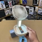 Portable ice cube cooling fan