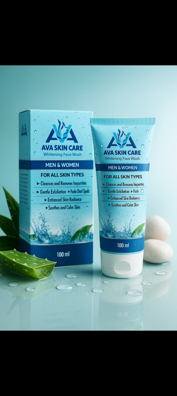 Screenshot_20260223_125306 AVA Skin Care Whitening Face Wash 100ml For Men & Women All Skin Types - Image 1