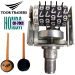 Detailed product image of Motorcycle RPM Meter Movement Machine and Speedometer Assembly compatible with Honda CD70, CG125, and all similar Chinese bikes. Featuring precision-engineered odometer and tachometer mechanism for accurate speed and RPM measurement, universal motorcycle instrument cluster part, durable internal speed gauge unit, ideal replacement for damaged speedometer systems, suitable for bike repair shops, mechanics, and motorcycle maintenance, ensuring smooth operation and high durability.