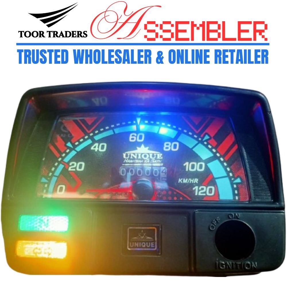 Unique 70CC LED Glow Backlight Speedometer Unique 70cc LED Glow Backlight Motorcycle Speedometer Compatible with all Chinese Bikes - Image 1