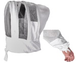 3-layer Ultra Breeze ventilated bee suit with fencing veil designed for maximum airflow, sting protection, and comfort during beekeeping and hive inspections.