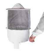 Full-body unisex beekeeping suit with 3-layer breathable mesh fabric and round veil, engineered to keep beekeepers cool, comfortable, and protected during hive maintenance and honey collection.