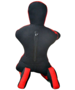 Unfilled wrestling and grappling dummy designed for mixed martial arts enthusiasts of all ages. Ideal for practicing kickboxing combinations, judo techniques, karate movements, BJJ submissions, self-defense skills, and MMA ground work. Strong, durable construction ensures reliable performance during demanding training and fitness sessions.
