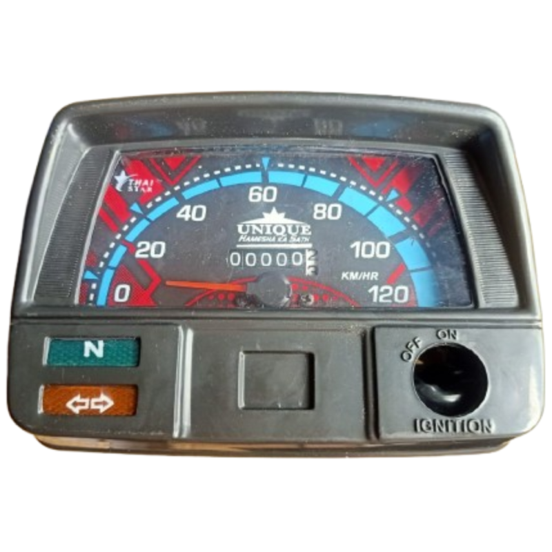 Heavy-duty Motorcycle Speedometer for UD-70CC Bike, suitable for all Chinese 70CC motorcycle models. Features a reliable speed indicator, clear kilometer-per-hour display, robust housing, and dependable operation in various riding conditions. Ideal for motorcycle maintenance, dashboard restoration, and replacement applications. Designed to provide accurate speed information and long-lasting performance for everyday commuting.