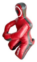 Premium martial arts training dummy for wrestling, MMA, Karate, Judo, and Brazilian Jiu-Jitsu practice. Designed for punching, kicking, grappling, throwing, takedowns, and submission drills. Unfilled construction offers customizable weight and portability. Available in 4 ft, 5 ft, and 6 ft sizes for children, teens, and adults training at home or in professional gyms.