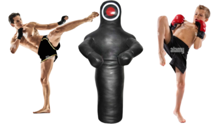Heavy-duty Export Quality Punching and Grappling Dummy for MMA, wrestling, boxing, kickboxing, and mixed martial arts training. Unfilled training dummy available in clearance sale, ideal for adults and children. Perfect for practicing submissions, throws, takedowns, ground control, striking techniques, fitness conditioning, and martial arts skill development at home or gym.