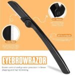 Tweezers Set,9 Pcs Professional Stainless Steel Tweezer Kit-Great Precision Eyebrow Tweezers for Ingrown Facial Hair with Leather Travel Case as Stocking Stuffing Gifts - Image 4