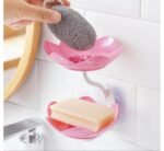 Lotus Flower Wall-Mounted Soap Holder – Self-Draining Bathroom & Kitchen Organizer – pack of 1 - Image 8