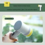 Magic Brush Wireless Battery Cleaning Brush Bathtub Tile Professional Cleaning Brush Rechargeable - Image 6