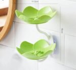 Lotus Flower Wall-Mounted Soap Holder – Self-Draining Bathroom & Kitchen Organizer – pack of 1 - Image 2