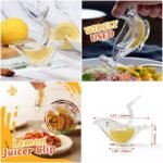 Manual Lemon Clip Portable Clear Fruit Juicer Bird Lemon Slice Squeezer Home Kitchen Bar Hand Gadget - Image 2