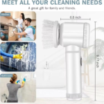 Magic Brush Wireless Battery Cleaning Brush Bathtub Tile Professional Cleaning Brush Rechargeable