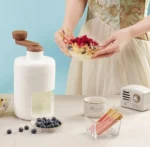 Manual Ice Shaver & Gola Ganda Maker – Portable Ice Crusher Machine for Home Use with Stainless Steel Blades - Image 4