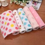 Kitchen Anti-Slip Foam Drawer Mat | Waterproof Cushion Sheet For Cupboards, Refrigerators & Tables – Size 45*150 cm | Random Colour - Image 2