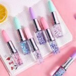 Lipstick Gel Pen Colorful Cute Black Ink Pen – 1 pc (random colors) - Image 3