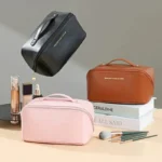 Large Capacity Travel Cosmetic Bag | Black - Image 3