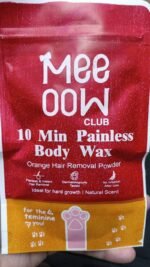 Meeoow Club 10 Min Painless Body Wax – Orange Hair Removal Powder for Smooth Skin – 100g - Image 5