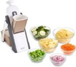 Mandoline Slicer | Safe Adjustable Vegetable Cutter | Multi‑Purpose Kitchen Chopper & Manual Grater ( Random Colour ) - Image 2