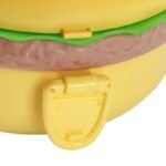 Lunch Box For Kids Burger Hamburger Shaped Multi Layer 6×3.5 Inches Multicolor Portable Food Container - Image 5
