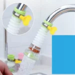 Kitchen Shower Splash Fan Faucet With Clip Water-saving Filter tap nozzle extended Each ( Random Color ) – 1pcs