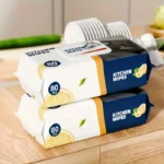 Kitchen Wipes – Pack of 80 Pieces, Multipurpose Cleaning Wipes for Home and Kitchen Use -Soft and durable material for effective cleaning - Image 6