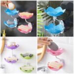Lotus Flower Wall-Mounted Soap Holder – Self-Draining Bathroom & Kitchen Organizer – pack of 1 - Image 9