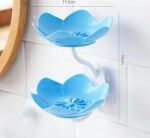 Lotus Flower Wall-Mounted Soap Holder – Self-Draining Bathroom & Kitchen Organizer – pack of 1 - Image 5