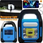 Hurry Bolt Emergency Rechargeable LED Light With Solar Panel USB Charging Built In Battery Trend Product - Image 3