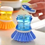 Mini Kitchen Liquid Dish Cleaning Brush | Scrubber Tool, Oil-Resistant, Scrubbing Sponge Remove Stains (Random color) - Image 2