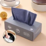 Microfiber Cleaning Cloth Pack Of 20 | Tissue Box Packing Microfiber Cleaning Towel Multi-Purpose Cloths for Kitchen, Car, Home & Professional Cleaning Use | Random Color - Image 4