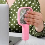 Mini USB Rechargeable Mosquito Racket with UV Light | Electric Bug Zapper & Fly Swatter - Image 3