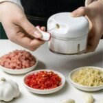 Mini Speedy Chopper Manual Hand Pull | Garlic, Vegetable, Fruit & Meat Slicer - Image 2