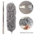 Microfiber Fan Duster | Telescopic Extendable Gray Duster | 360 Flexible Dirt & Dust Duster For Home Office Use | Micro Fiber Duster - Image 3