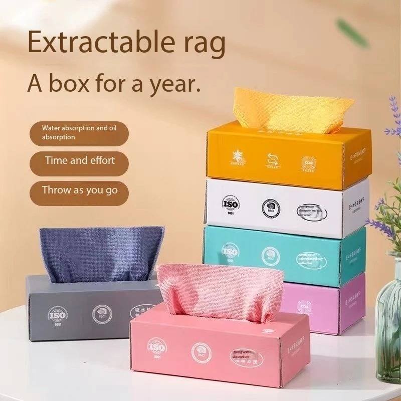 inbound6531478312120587628 Microfiber Cleaning Cloth Pack Of 20 | Tissue Box Packing Microfiber Cleaning Towel Multi-Purpose Cloths for Kitchen, Car, Home & Professional Cleaning Use | Random Color - Image 1